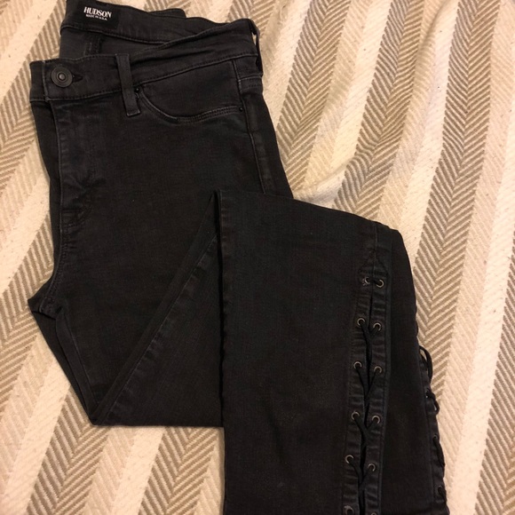 Hudson Nix Lace Up Crop size 27 - Picture 2 of 5